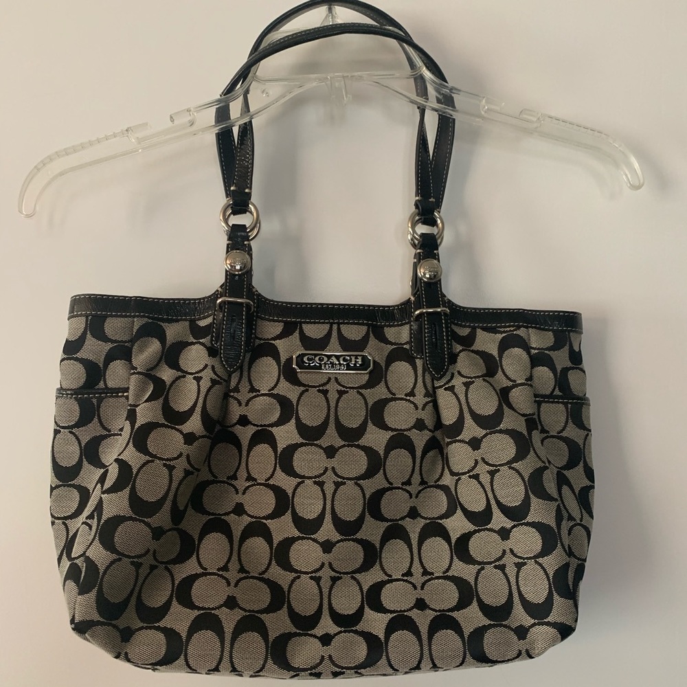 COACH Signature Collection East West Tote